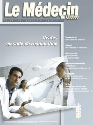 Visites en salle de réanimation