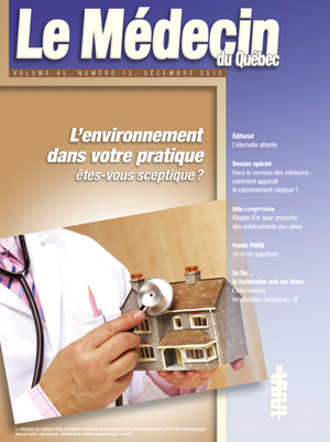 L'environnement dans votre pratique : êtes-vous sceptique?