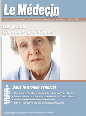 La gériatrie : les grands syndromes gériatriques