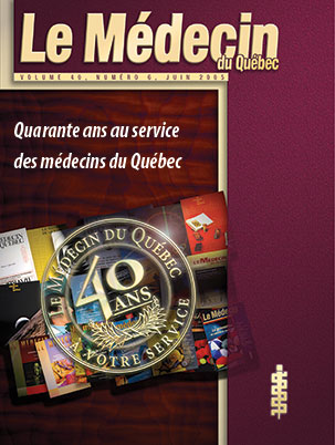 Quarante ans au service des médecins du Québec