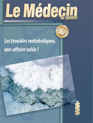 Les troubles métaboliques, une affaire salée !